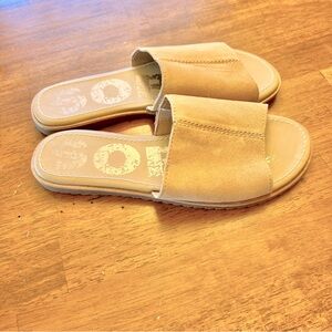 Sorel Ella Block Slide Sandals EUC 8.5M